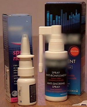 Spray anti ronflement